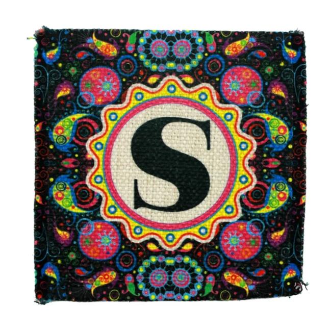 4" Square Linen Coaster